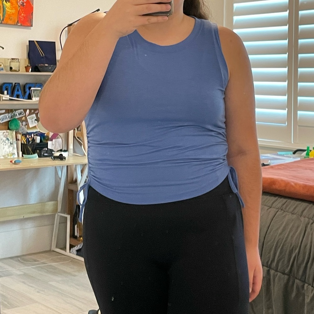 All in Motion blue athletic top